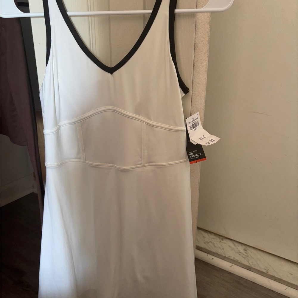 Hollister White and Black Trim Chemise
